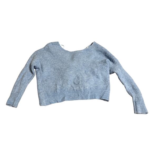 NWOT Anthro Bishop + Young Jocelyn Twist Back
Sweater Size Large Light Blue - Picture 2 of 6